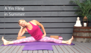 A Yin Fling in Summer on Coachtube by Martine Ford of Spirit Yoga