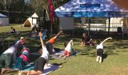 Kids Yoga class at Ekam Yoga Festival 2017