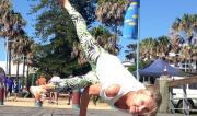 Funky Side Crow Pose by Martine Ford of Spirit Yoga