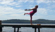 Dakasana (Airoplane Pose) by Martine Ford of Spirit Yoga