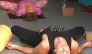 Reverse Butterfly Pose at Innovate Body + Mind Studio