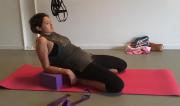 Saddle Pose (elbows to block) - Innovate Body + Mind Studio