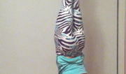 Arm balance by Martine Ford of Spirit Yoga