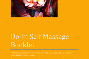 Image of the Do-In Self Massage Booklet Cover by Spirit Yoga