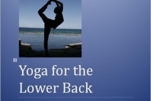 Front Cover for the Yoga for the Lower Back e-Book