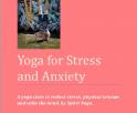 Cover for Yoga for Stress and Anxiety
