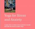 Cover for Yoga for Stress and Anxiety