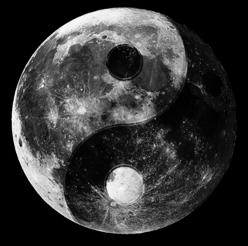 yin yang moon - The Simplest Ways of Attaining and Maintaining Life Balance